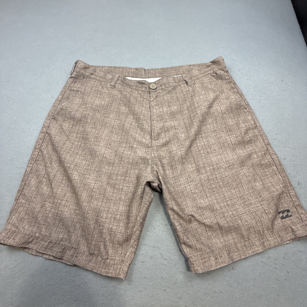 Billabong Short Men 38 BRN Recycle Crossfir Submersible Board Hybrid Swim Trunk